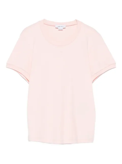 Alexander McQueen crew-neck T-shirt Pink 822291QLAEH5009