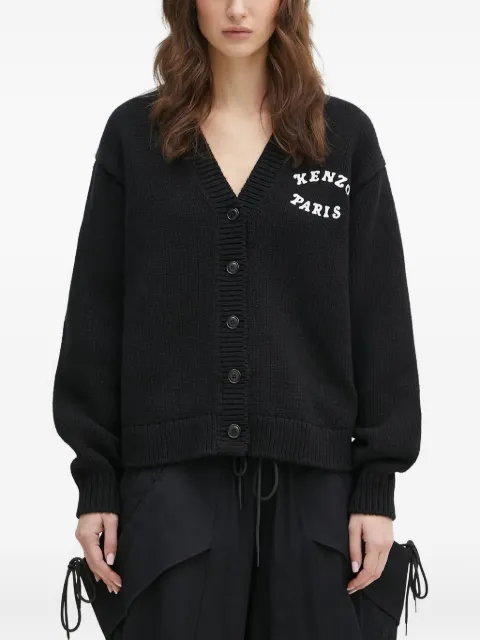 Kenzo "Kenzo Verdy Market" floral-embroidered cardigan Black FF52CA4773CX