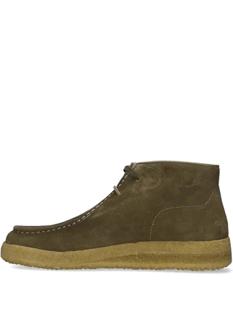 Astorflex suede lace-up boots Green RAMPIFLEX724