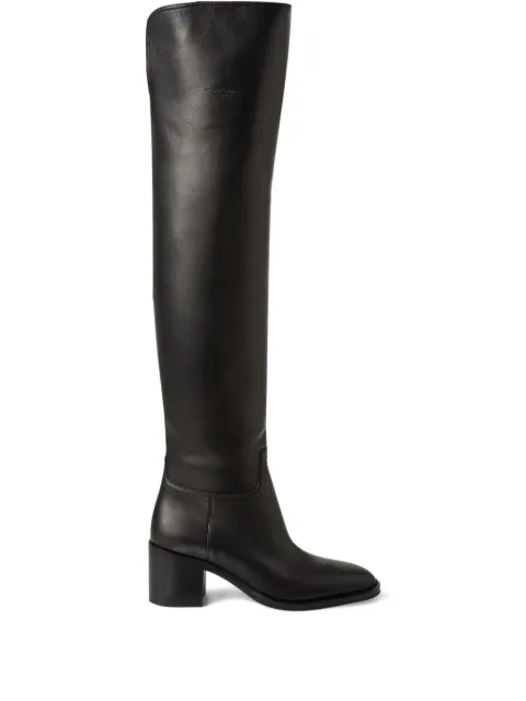 Ralph Lauren Collection 55mm Barnet leather over-the-knee boots Black 800P02656002