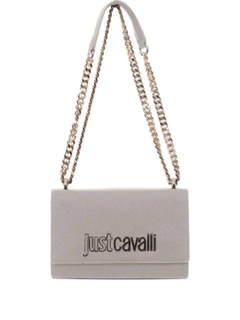 Just Cavalli logo-plaque crossbody bag Grey 79RA4BBAZS766