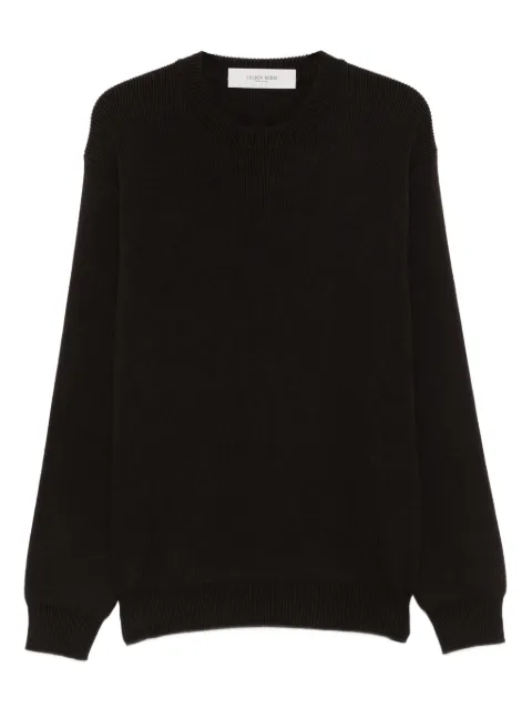 Golden Goose ribbed crew-neck sweater Brown GMP00841P002112