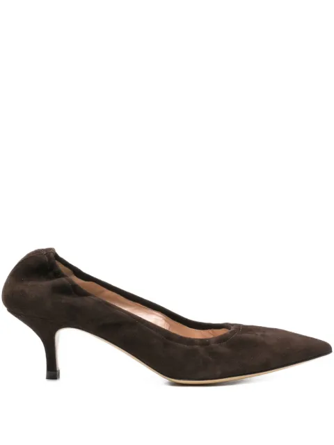 P.A.R.O.S.H. pointed-toe kitten-heel pumps Brown SHESHOED070286