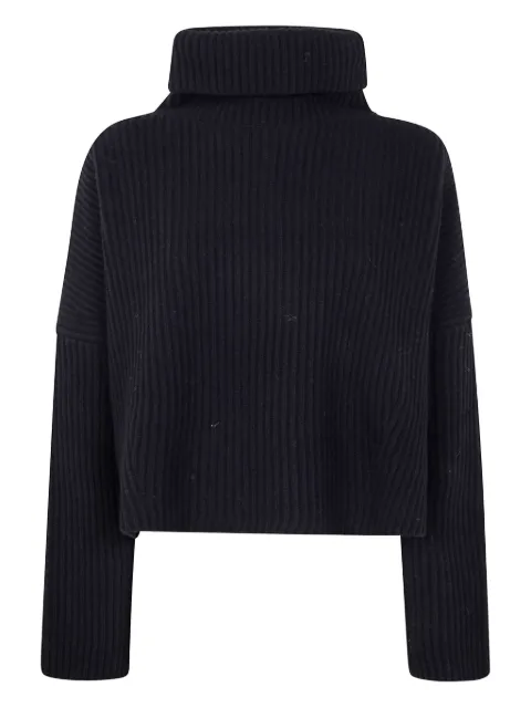 Nuur ribbed turtleneck sweater Black 253F20203