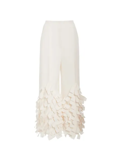A.W.A.K.E. Mode rectangle detail pants White PF25P02P05