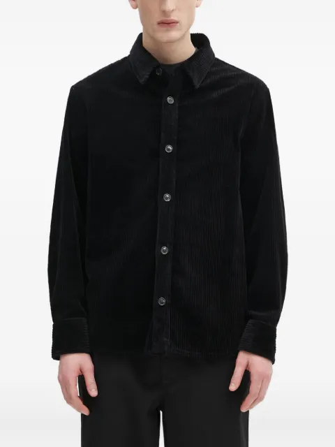A.P.C. corduroy long-sleeve shirt Black COHDWH02811