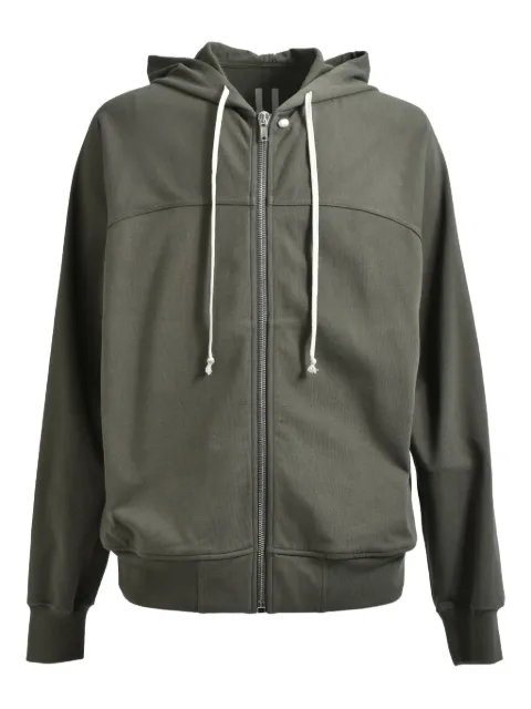 Rick Owens hooded zip-up hoodie Green RU02E1241BA