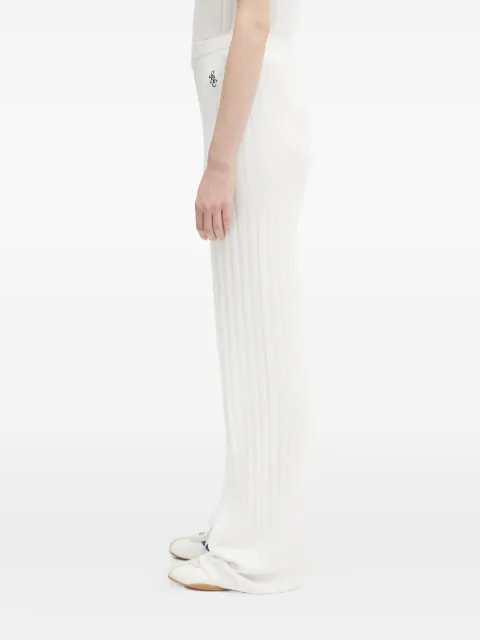 Sporty & Rich ribbed knit trousers White PO049620305WH37