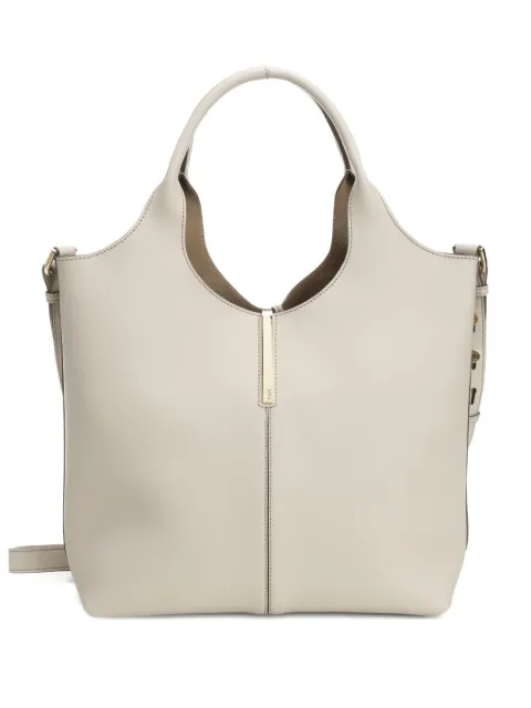 Tod's top-handle leather tote bag Neutrals XBWEBRF0200UBL