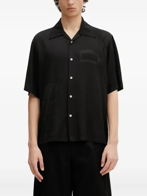 Aries Ancient Column short-sleeve shirt Black AR4080003