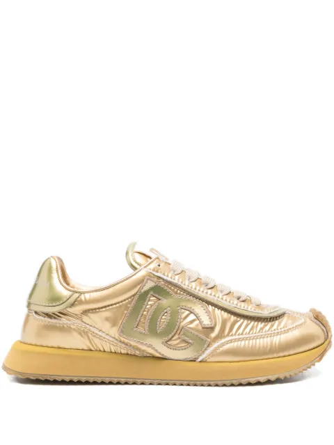 Dolce & Gabbana DG Cushion logo sneakers Gold CK2288AE474