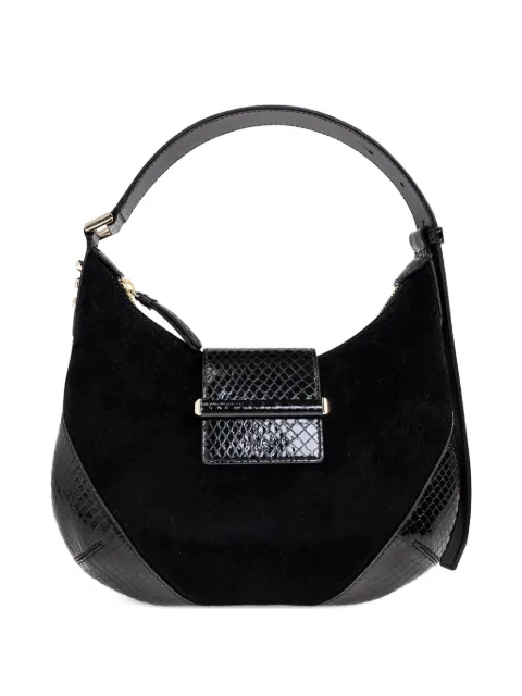 Jimmy Choo suede shoulder bag Black BARHOBOSOGZ