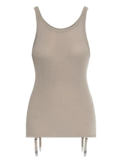 LEMAIRE ribbed suspender top Neutrals TO1282LK1032