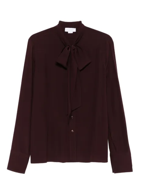 Stella McCartney bow-tie silk shirt Red 620162SY206