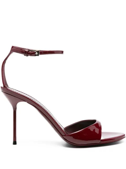 Paris Texas 95MM patent leather ankle-strap sandals Red PX1571XVN01