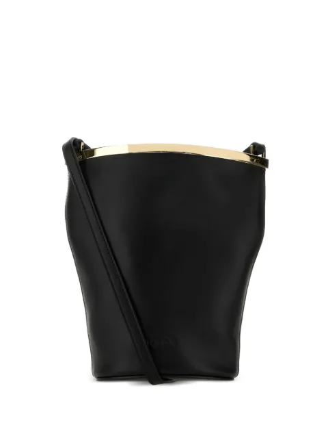 Tod's metallic-trim shoulder bag Black XBWCRNK0100UCT