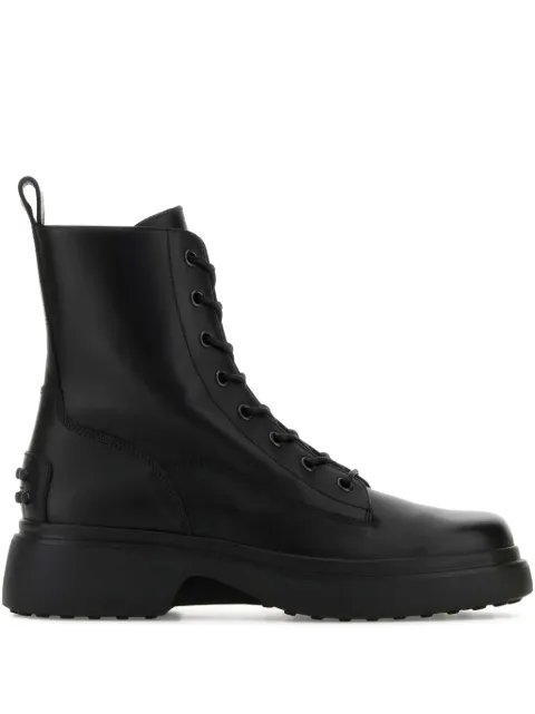 Tod's lace-up platform combat boots Black XXW74L0JK30T0N