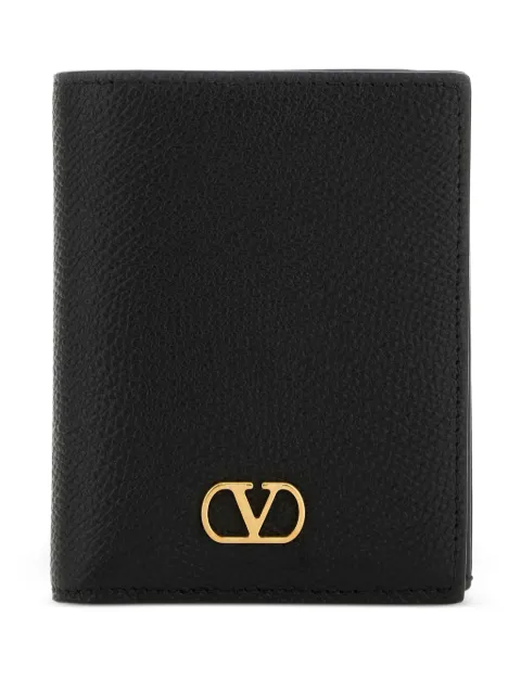 Valentino Garavani VLogo grained-leather wallet Black WP0AJ5SNP