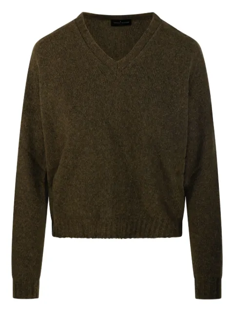 Roberto Collina V-neck sweater Green 253F36602