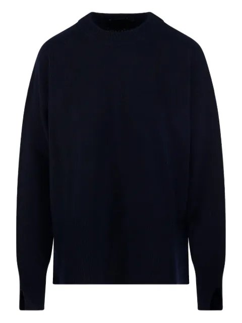 Roberto Collina long-sleeves cashmere sweater Blue 253F40001