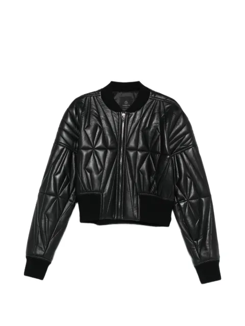 Moncler x Rick Owens quilted zip jacket Black MU01F1A11M8116