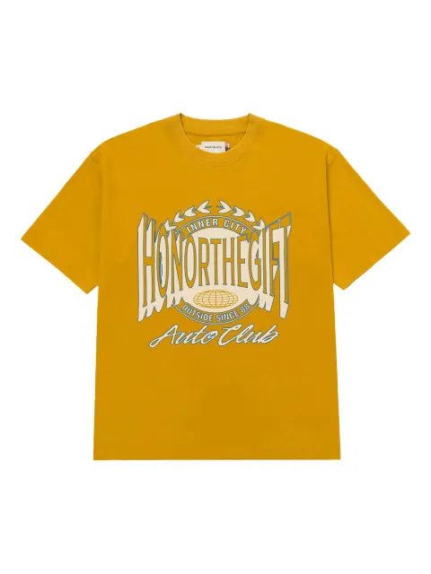 Honor The Gift Honor Club T-shirt Yellow HTG250149YELLOW