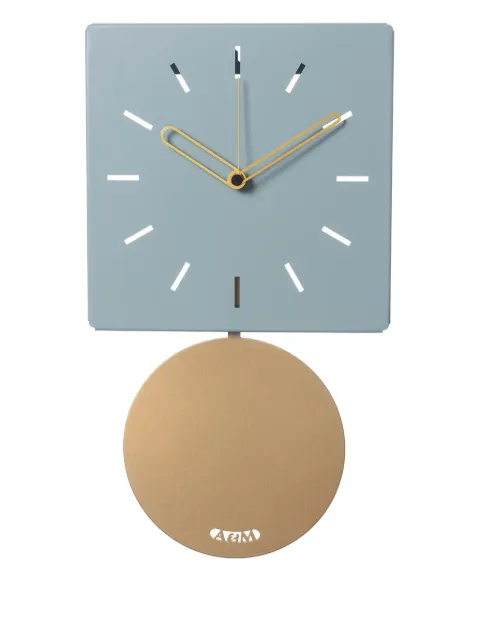 Arti & Mestieri Grace square-shape pendulum clock (43.5cm x 24cm) Blue 0100OR3912C12