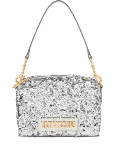 Love Moschino sequin-embellished shoulder bag Grey JC4149PP0NKK1