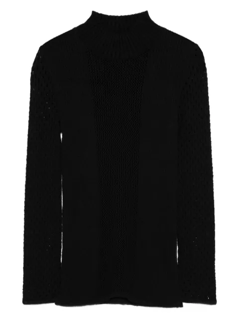 Versace Pre-Owned 2000s mock-neck sweater Black VE280LP