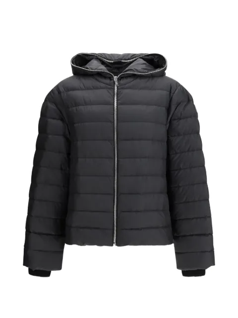 Moncler hooded zip jacket Black MU01F1A09M8114BLACK