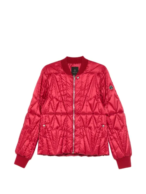Moncler x Rick Owens Geocamo Flight quilted jacket Red MU01F1A01M8113