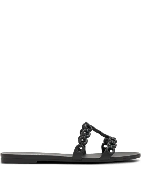 Aquazzura Infinity Chain flat sandals Black ICJFLAS0JLY000