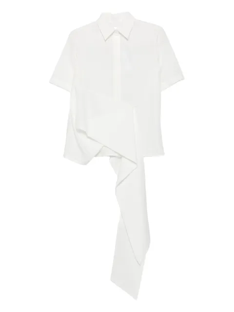 Christian Wijnants wrapped panel top White TILLE8431