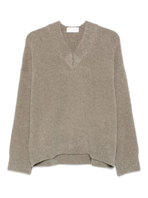 Christian Wijnants Kianez V-neck boxy sweater Neutrals KIANEZ8491