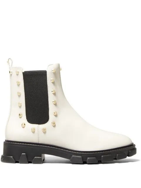 Michael Michael Kors stud-embellished chelsea boots White 40F2RIFE5L289