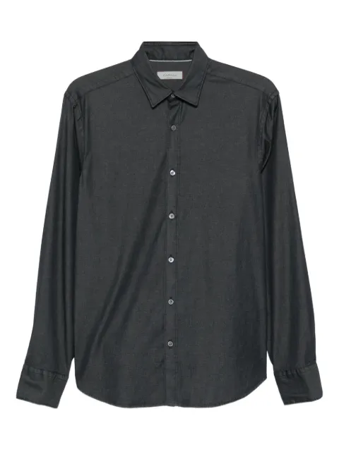 Canali long-sleeve button-fastening shirt Grey CSL7077GJ03363