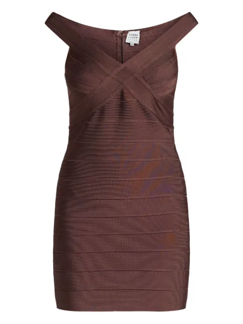 Hervé Léger Rachel dress Brown HLT8525957