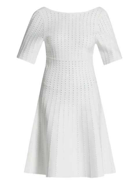 Hervé Léger Donna short-sleeved dress White DFP8525252