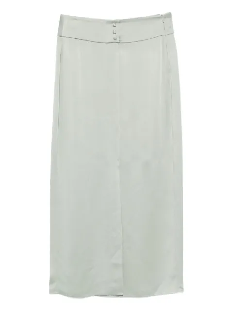 Forte Forte straight midi skirt Green 14066MYSKIRT