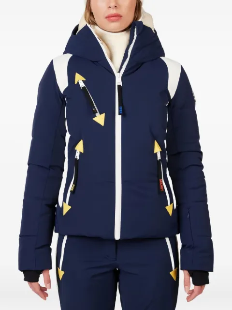 Rossignol x JCC graphic-print down jacket Blue RLOWJ27