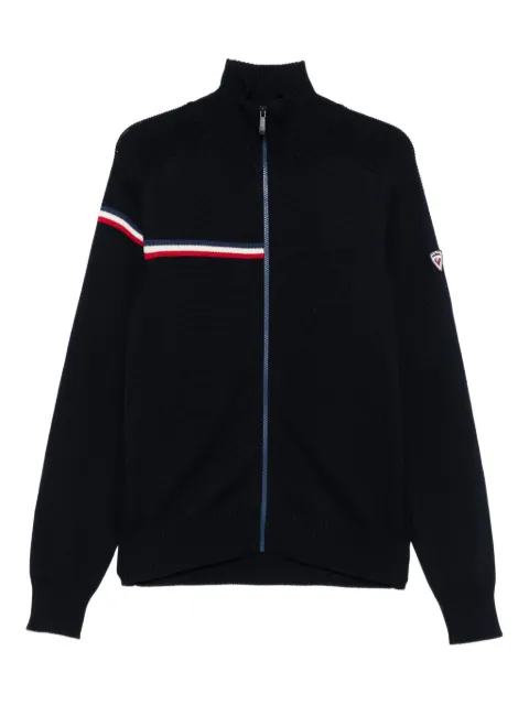 Rossignol Odysseus stripe-detail zip-front sweater Blue RLOMO05