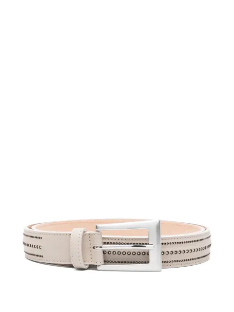 Peserico perforated calfskin belt Neutrals A32591C0CC619