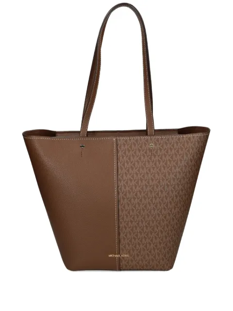 Michael Michael Kors monogram panel tote bag Brown 30T5GFFT3B
