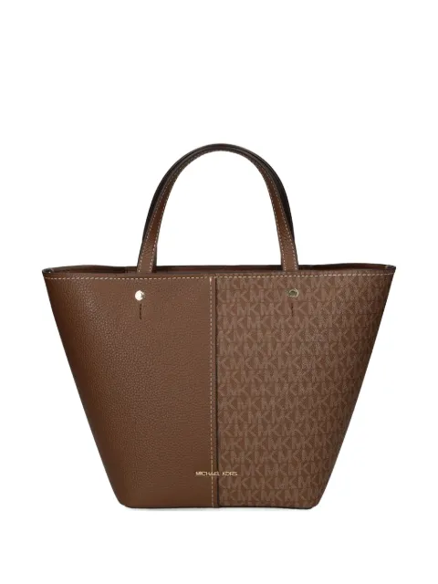 Michael Michael Kors monogram panel tote bag Brown 30T5GFFT2B