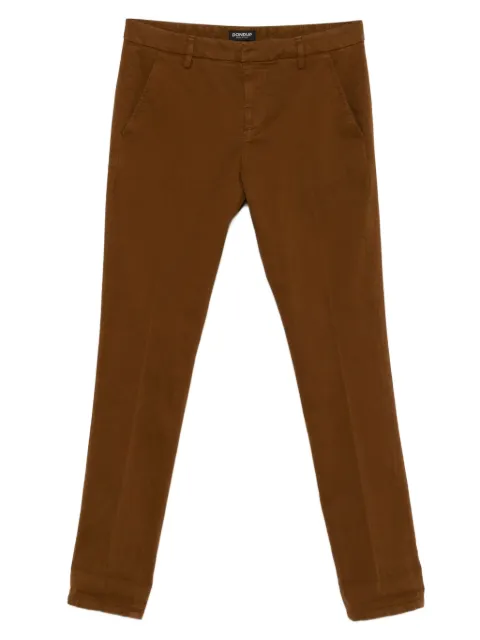 DONDUP cotton twill trousers Brown UP235GSE043UPTD