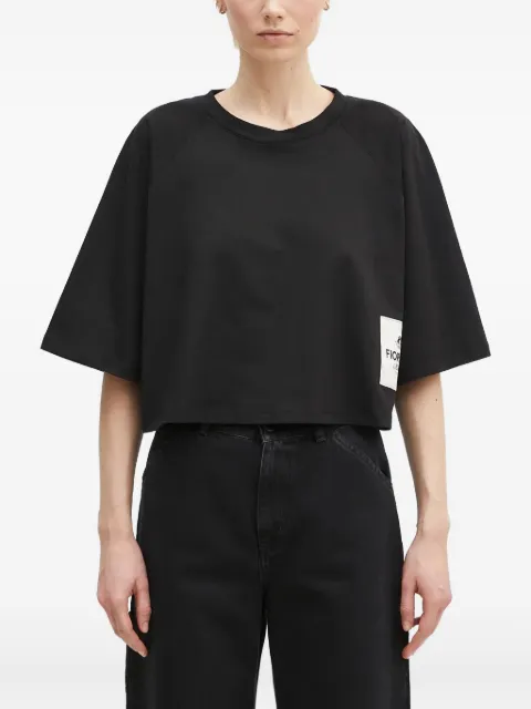 Fiorucci cropped T-shirt Black U02SPTSH106CJ01