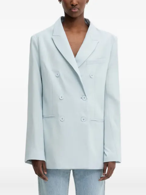 Fiorucci double-breasted embroidered blazer Blue W02SPBDO059WO01