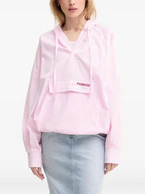 Fiorucci gingham hoodie Pink W02SPTLO286CO01