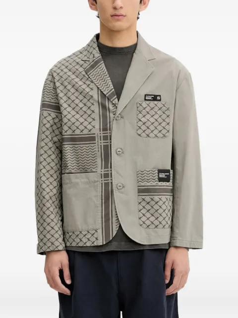 Neighborhood Shemagh patchwork blazer Grey 251UTNHJKM02