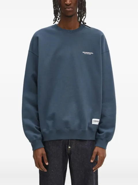 Neighborhood crew neck logo sweatshirt Blue 242FPNHCSM01
